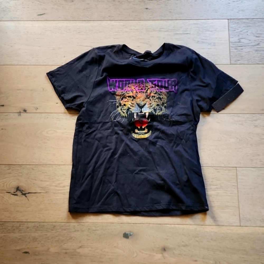 Prince Peter Collection Tiger World Tour Black Tee L